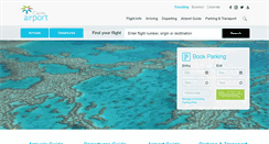 Desktop Screenshot of cairnsairport.com.au